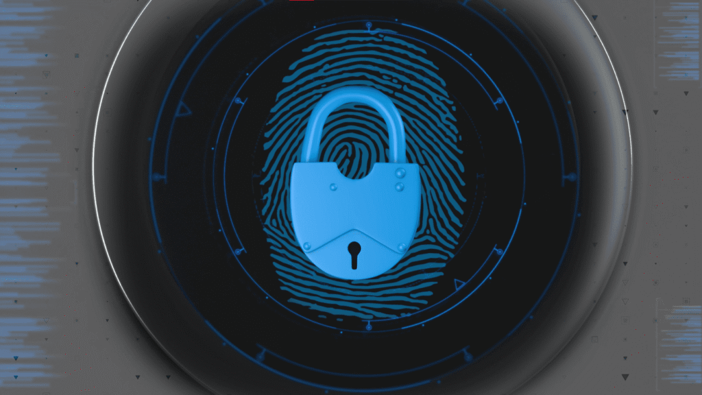 Smart Biometric Door Lock – 3D Product Visualization