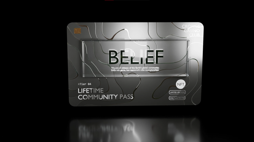 3D Metallic Card Showcase